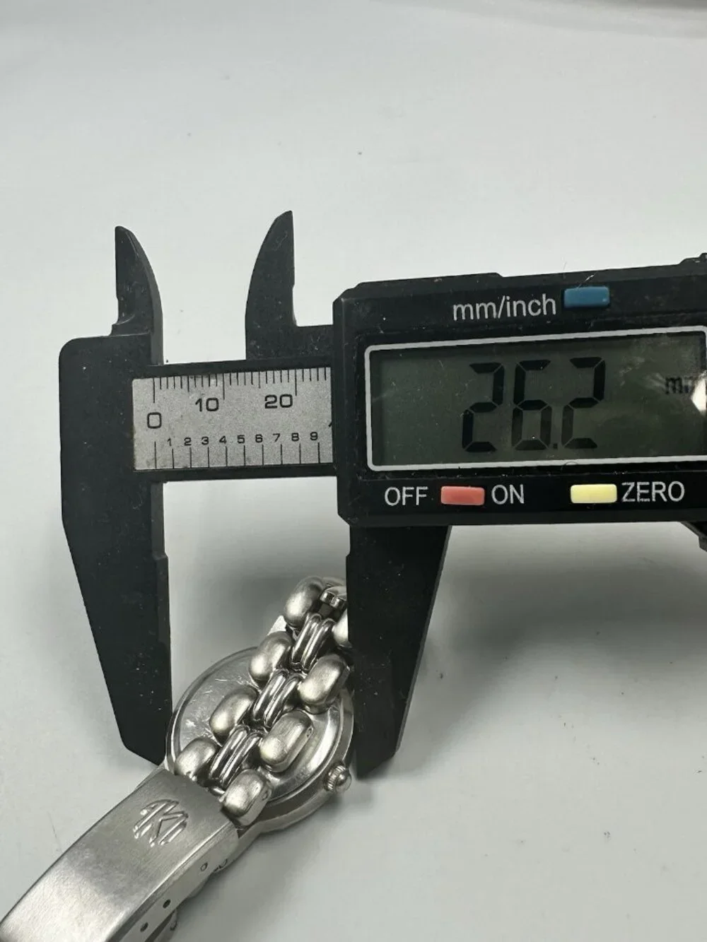 3/$30 Anne Klein Watch Silver Tone Blue Dial Date Window New Battery 6.75